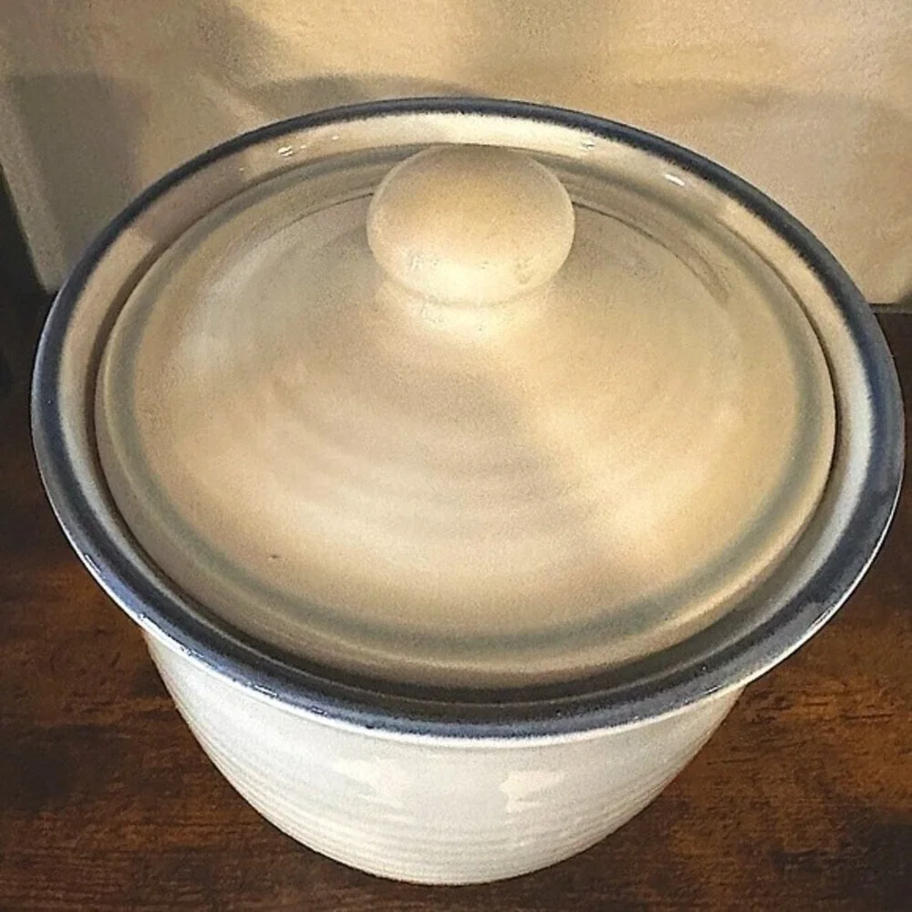 Pfaltzgraff Canister Storage Jar Lid‎ Rustic Farmhouse Kitchen Decor